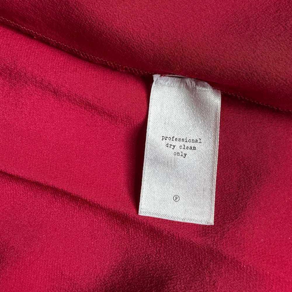 Rag & Bone Dark Red Maxi Skirt - Silk, Bias Cut, Flattering - size 4 - Picture 10 of 16